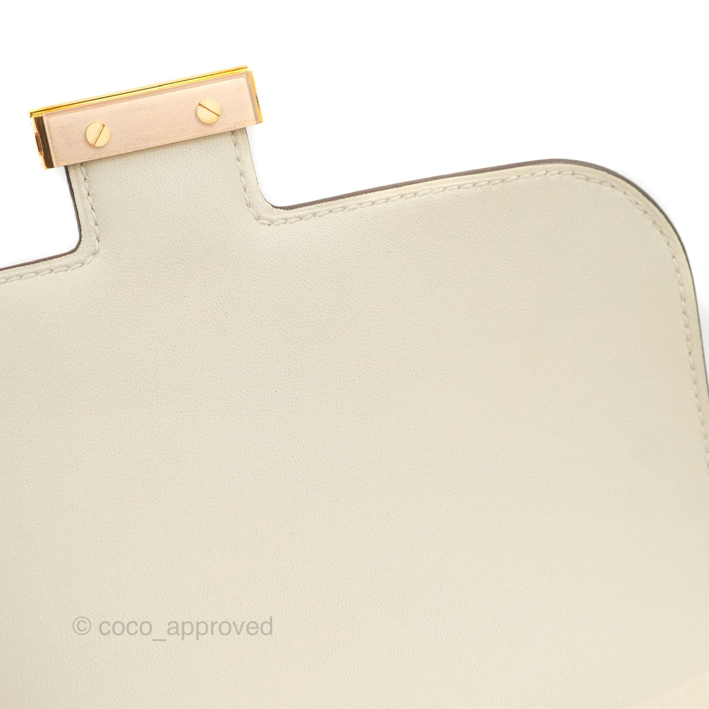Hermès Constance Mini 18cm Nata Epsom Rose Gold Hardware