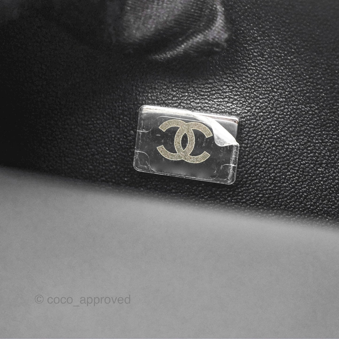 Chanel Small Boy Black Calfskin Ruthenium Hardware