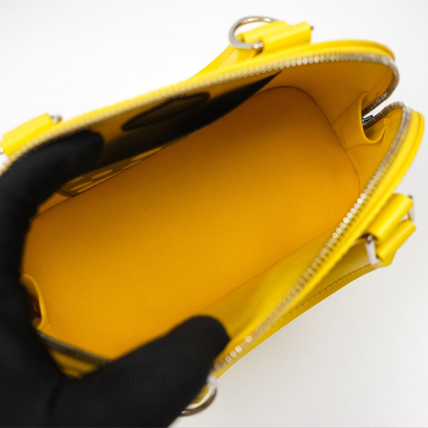 Louis Vuitton x Yayoi Kusama Epi Alma BB Infinity Dots Yellow