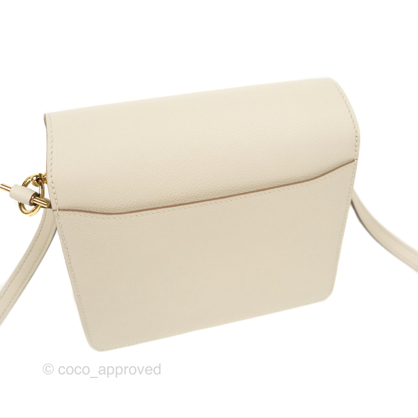 Hermès Roulis Mini 18 Beton Evercolor Permabrass Hardware