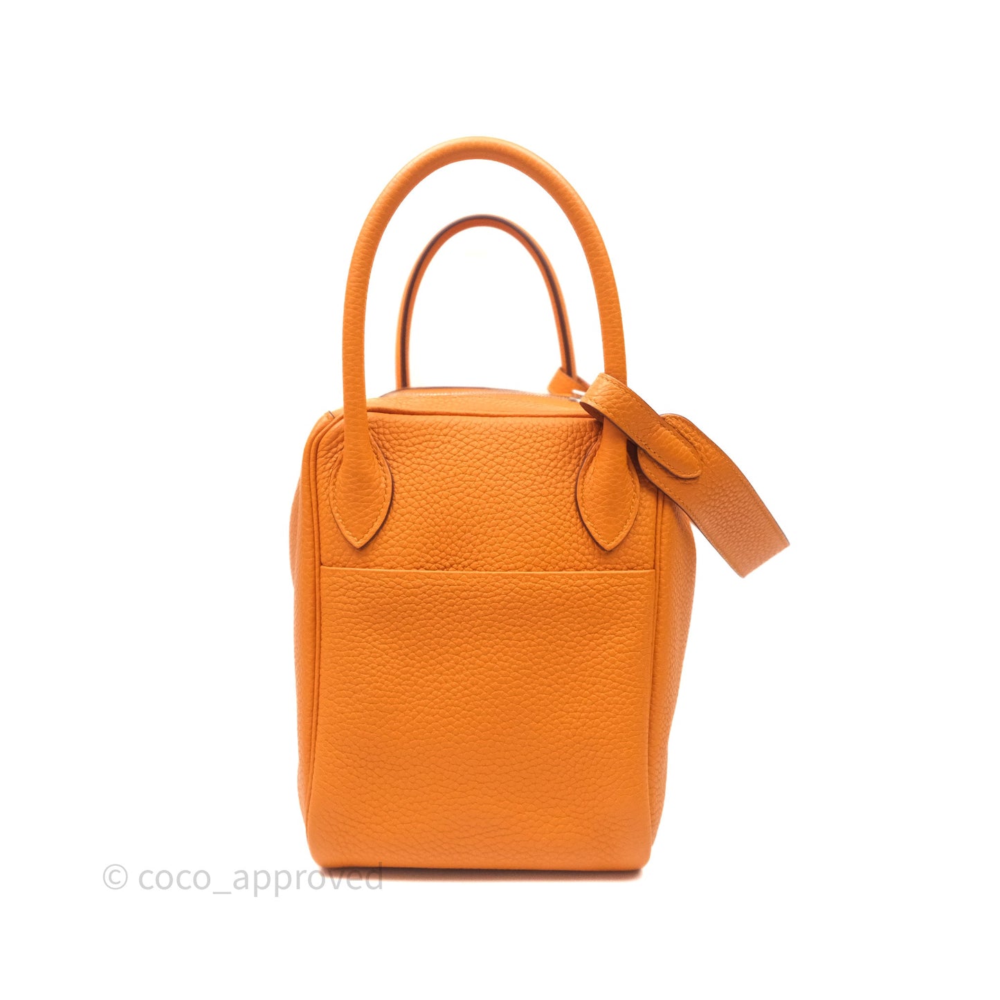 Hermès Lindy 30 Abricot I9 Clemence Palladium Hardware