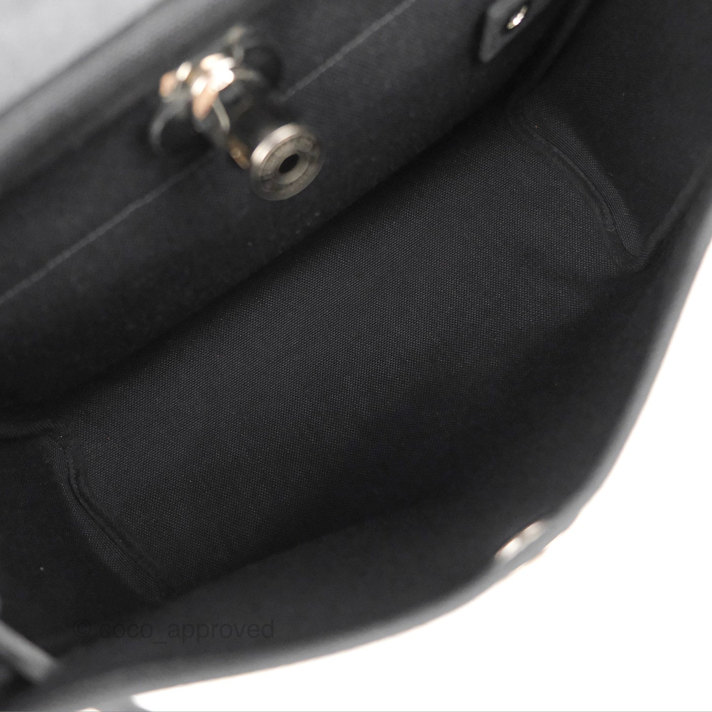 Hermès Herbag Zip 31 Retourne Black Canvas Palladium Hardware