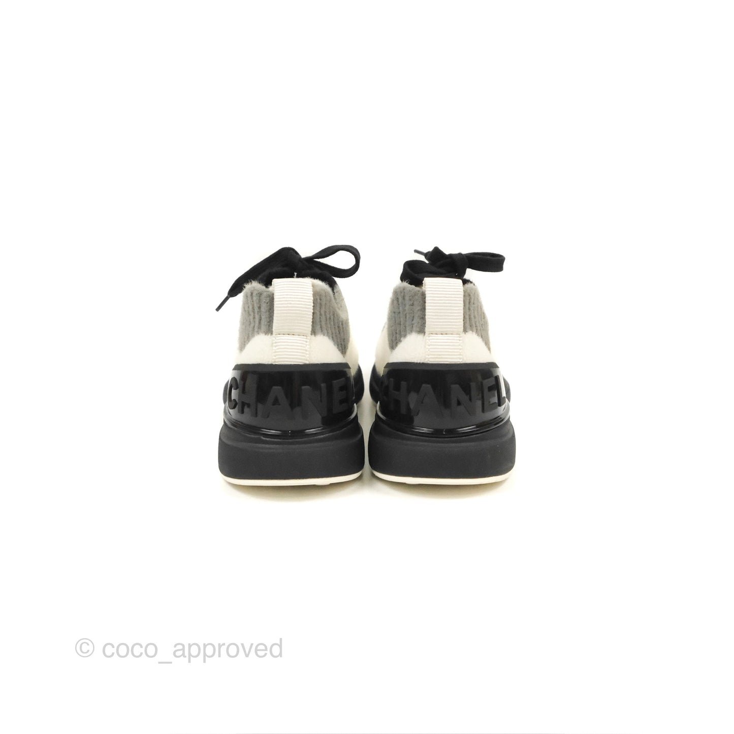 Chanel Sneakers Black/White Size 39
