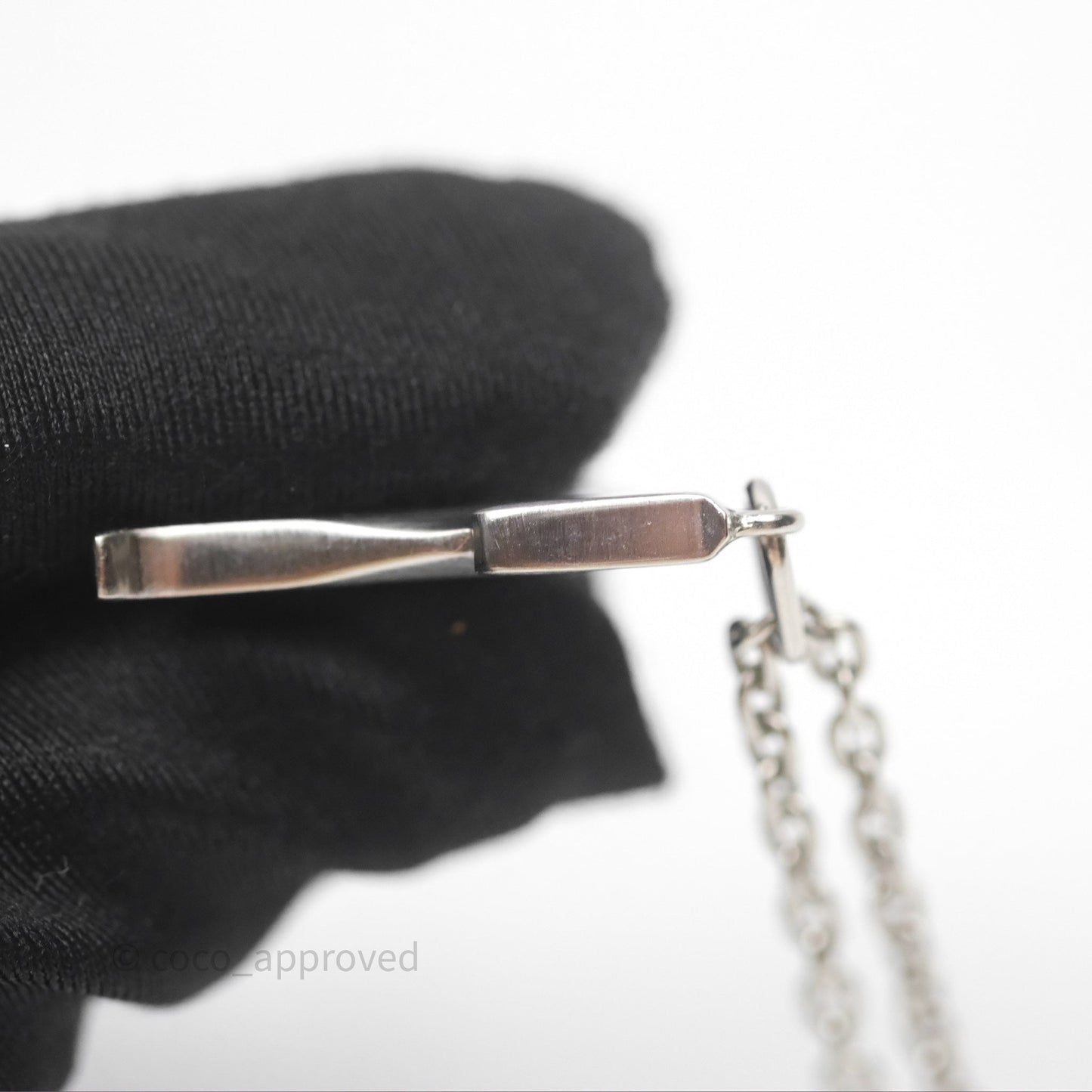 Hermès Panache Necklace Brushed Palladium Hardware
