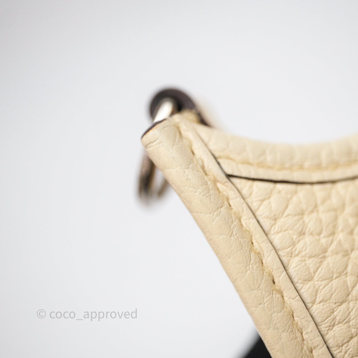 Hermès Mini Evelyne 16 Nata Clemence Black/Vert Bosphore Sangle Flipperball Palladium Hardware