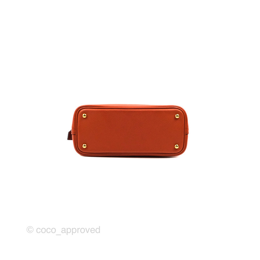 Hermes Mini Bolide 1923 Bag Terre Battue/Anemone Evecolor Gold Hardware