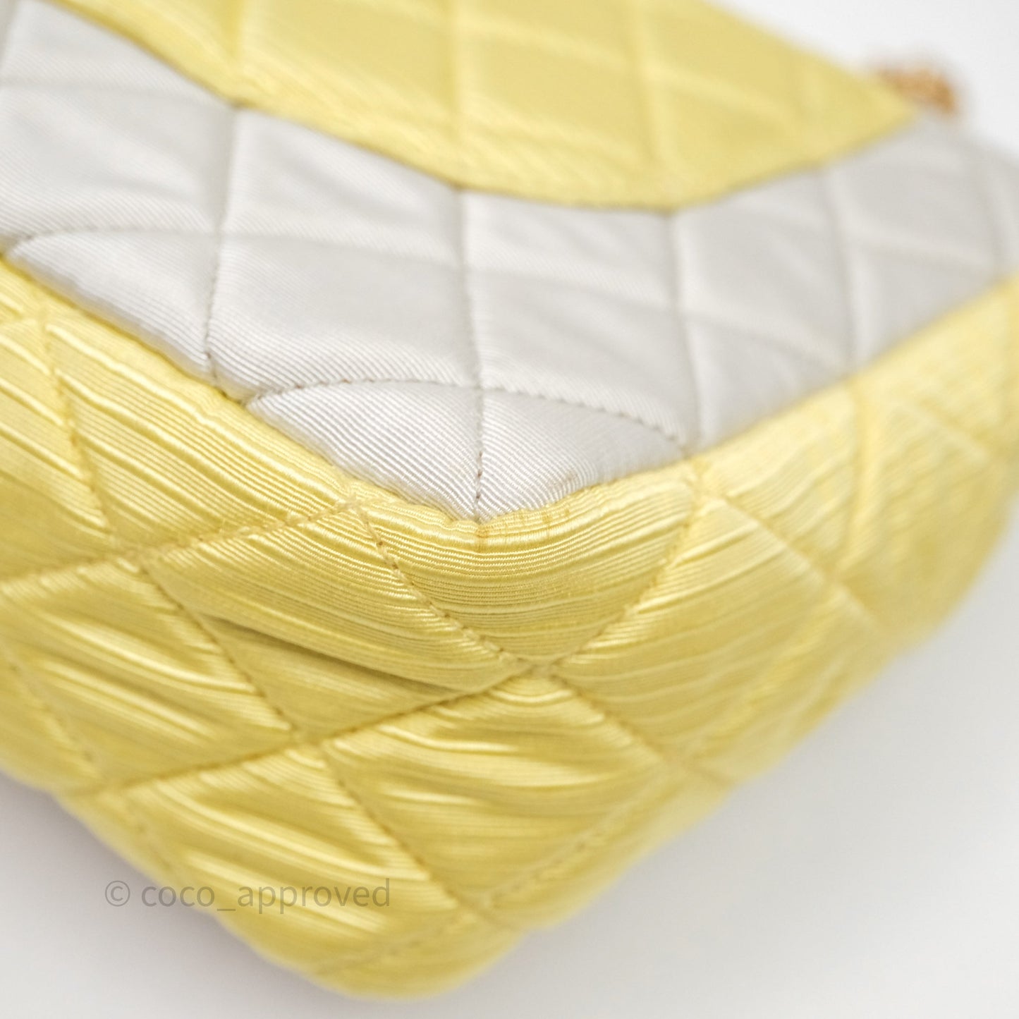 Chanel Reissue Flap Bag Tricolor Pastel Satin Aged Gold Hardware