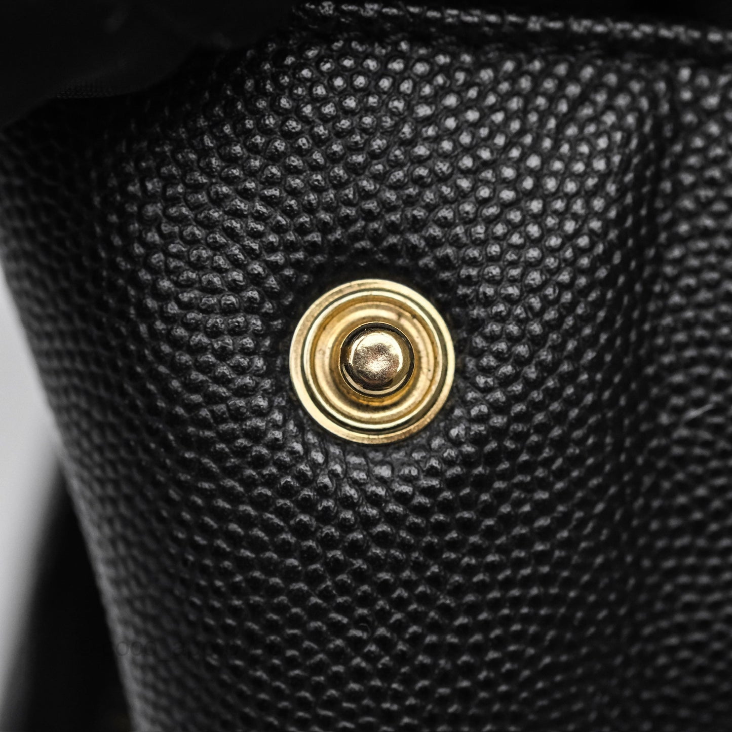 Chanel Small Business Affinity Shopping Bag Black Caviar Gold Hardware