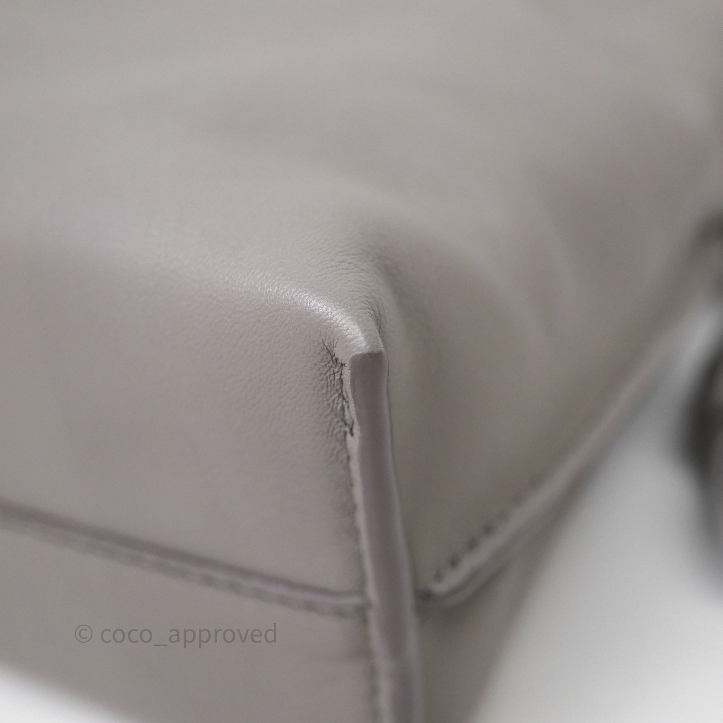 Loewe Mini Flamenco Clutch Nappa Calfskin Grey