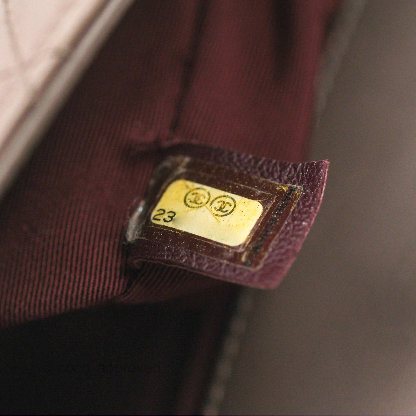 Chanel Gold Bar Single Flap Dark Grey Glazed Calfskin Gold Hardware