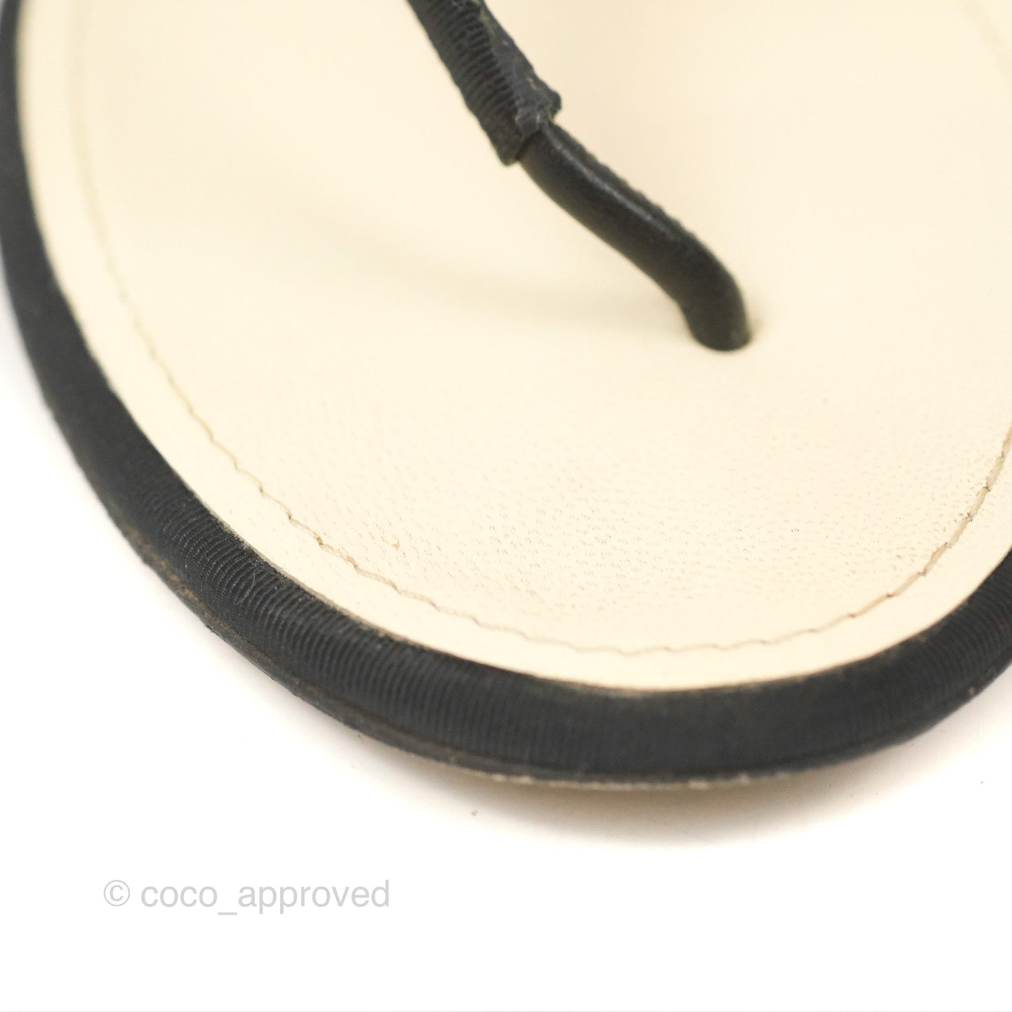 Chanel Jeweled CC Thong Sandals 37.5