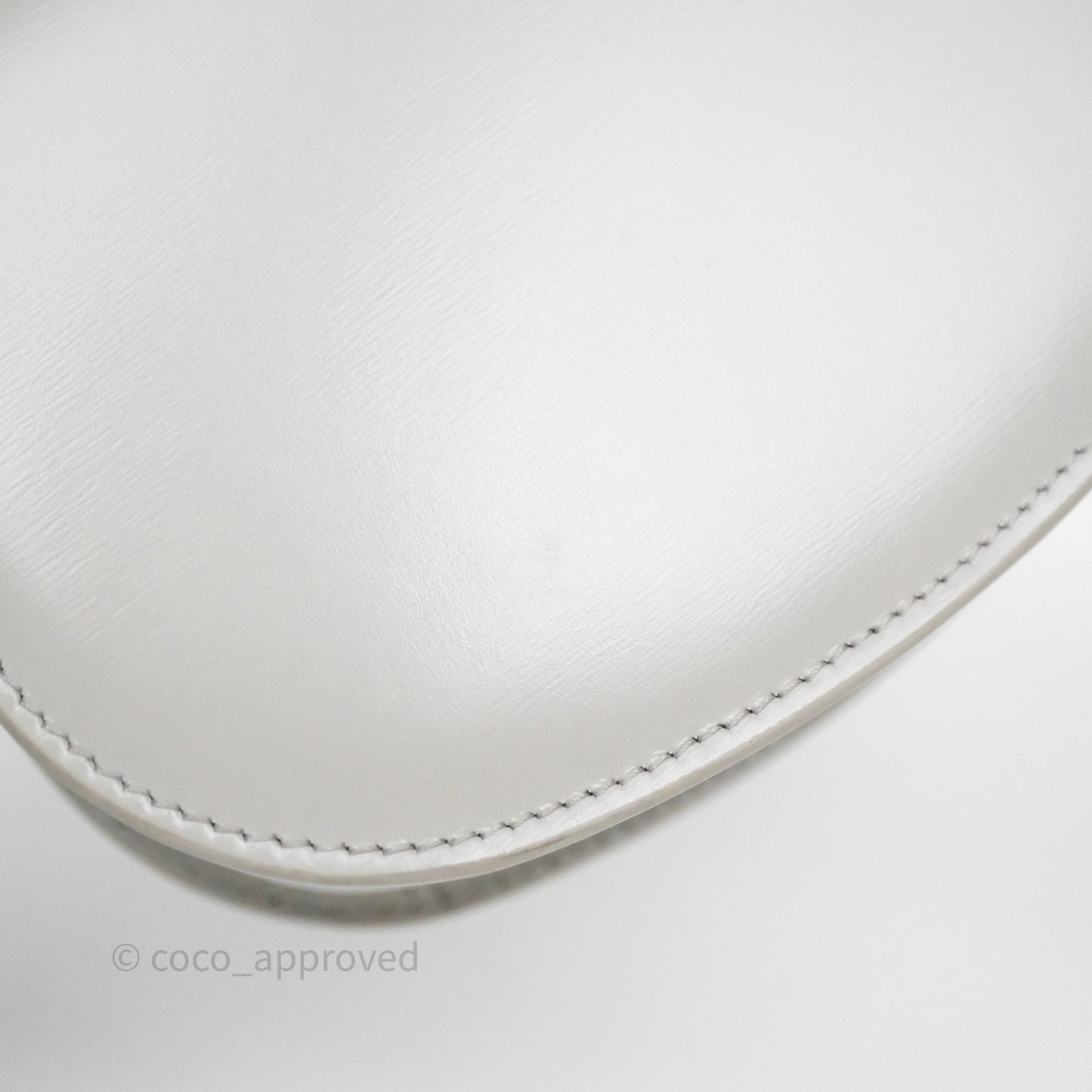 Celine Mini Besace Clea in Shiny Calfskin Grey