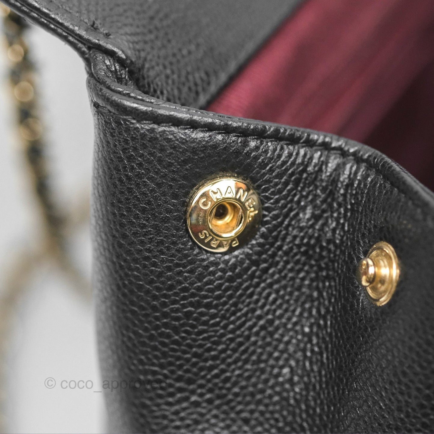 Chanel Quilted Small Business Affinity Flap Black Caviar Gold Hardware