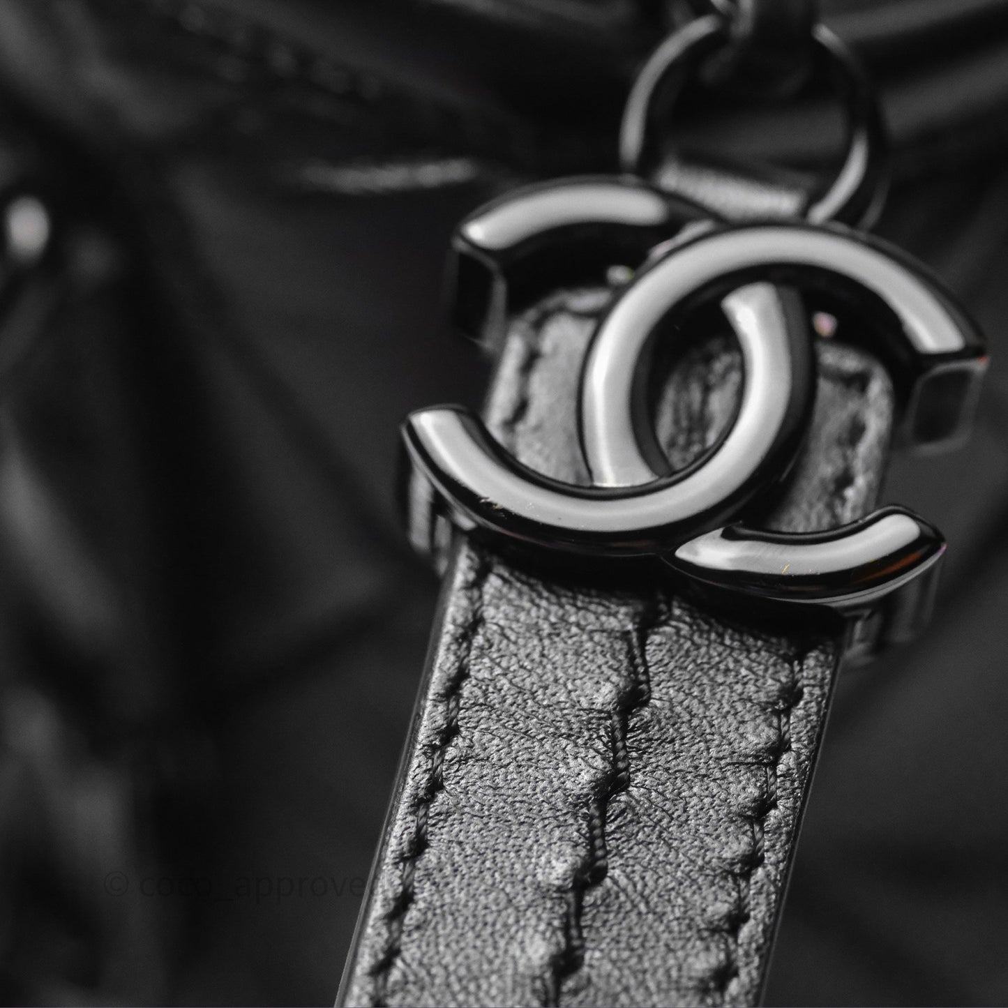 Chanel Small Gabrielle Hobo Quilted So Black Aged Calfskin