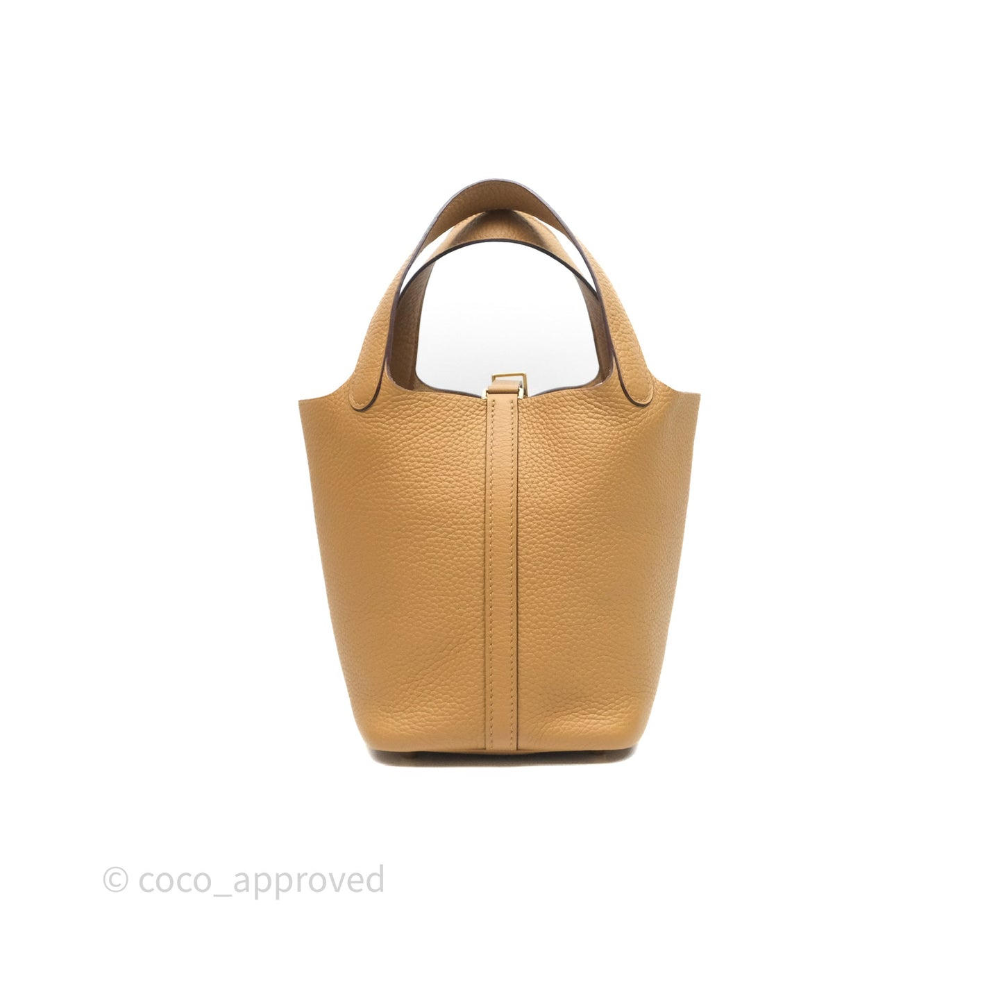 Hermès Picotin Lock 18 Biscuit 48 Clemence Gold Hardware