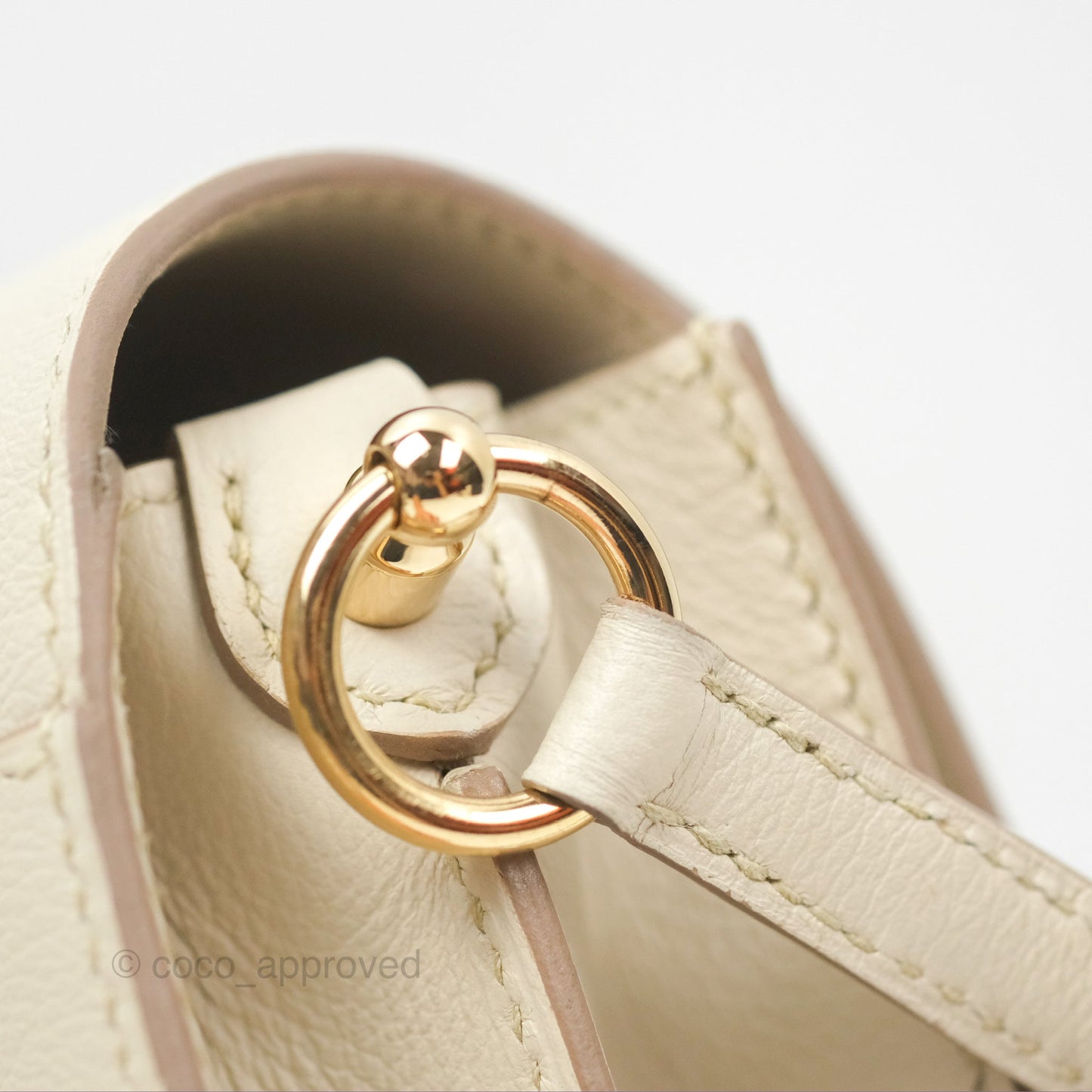 Hermès Roulis Mini 18 Beton Evercolor Permabrass Hardware