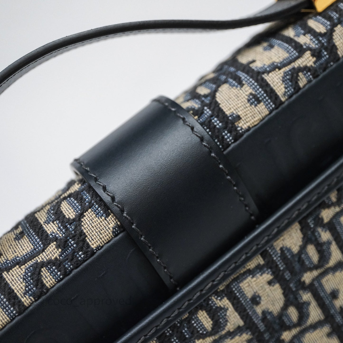 Christian Dior 30 Montaigne Bag Blue Dior Oblique Jacquard