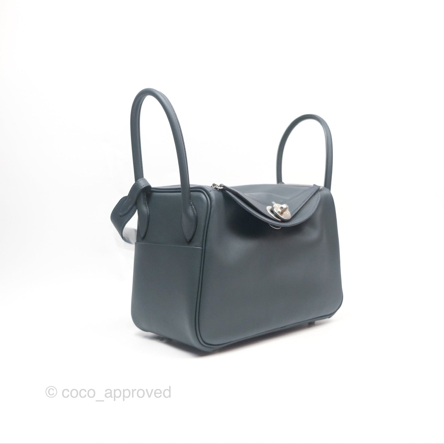 Hermès Lindy 26 Vert Rousseau/ Malachite Swift Palladium Hardware