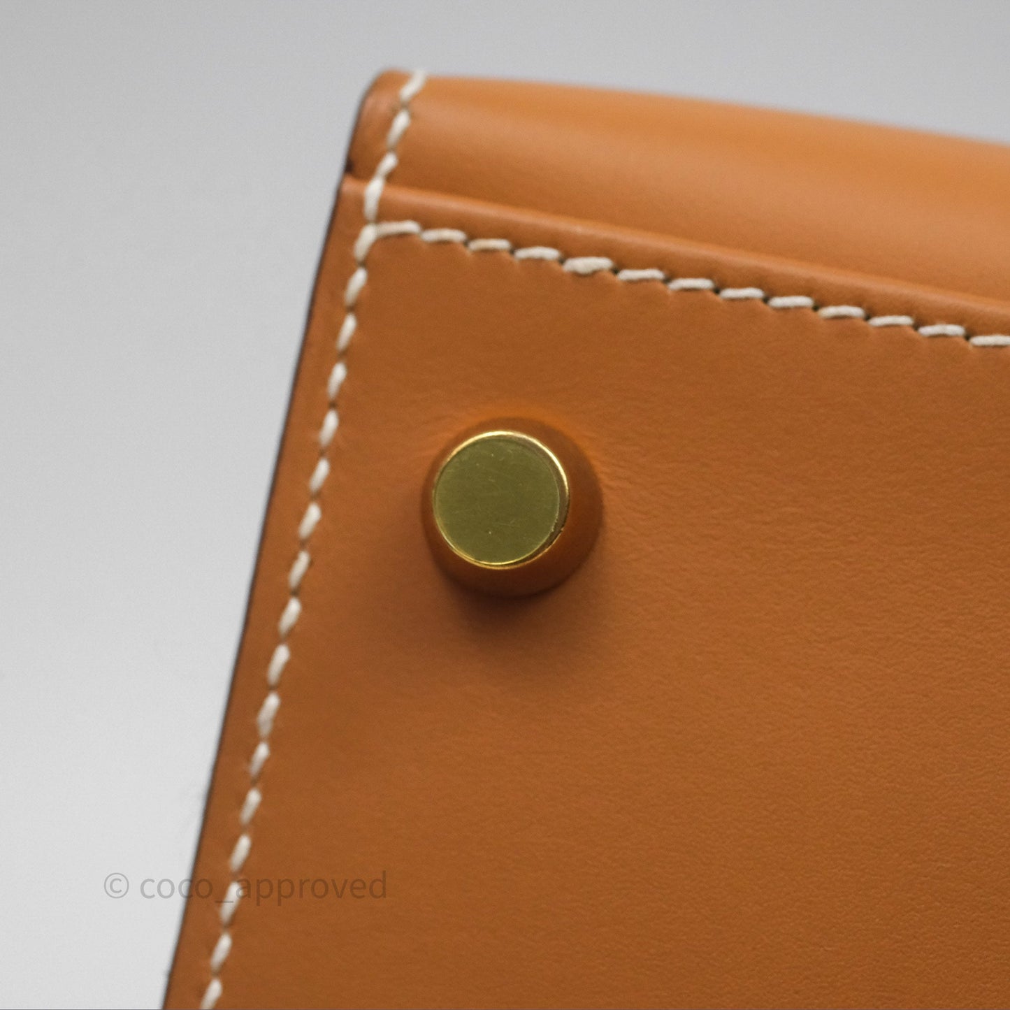 Hermès Kelly II 28 Sellier Gold 37 Chamonix Leather Gold Hardware