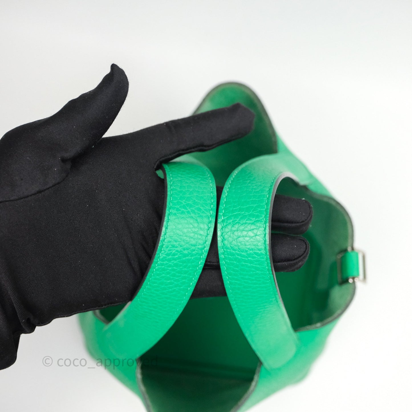 Hermès Picotin 18 Vert Jade 16 Clemence Palladium Hardware