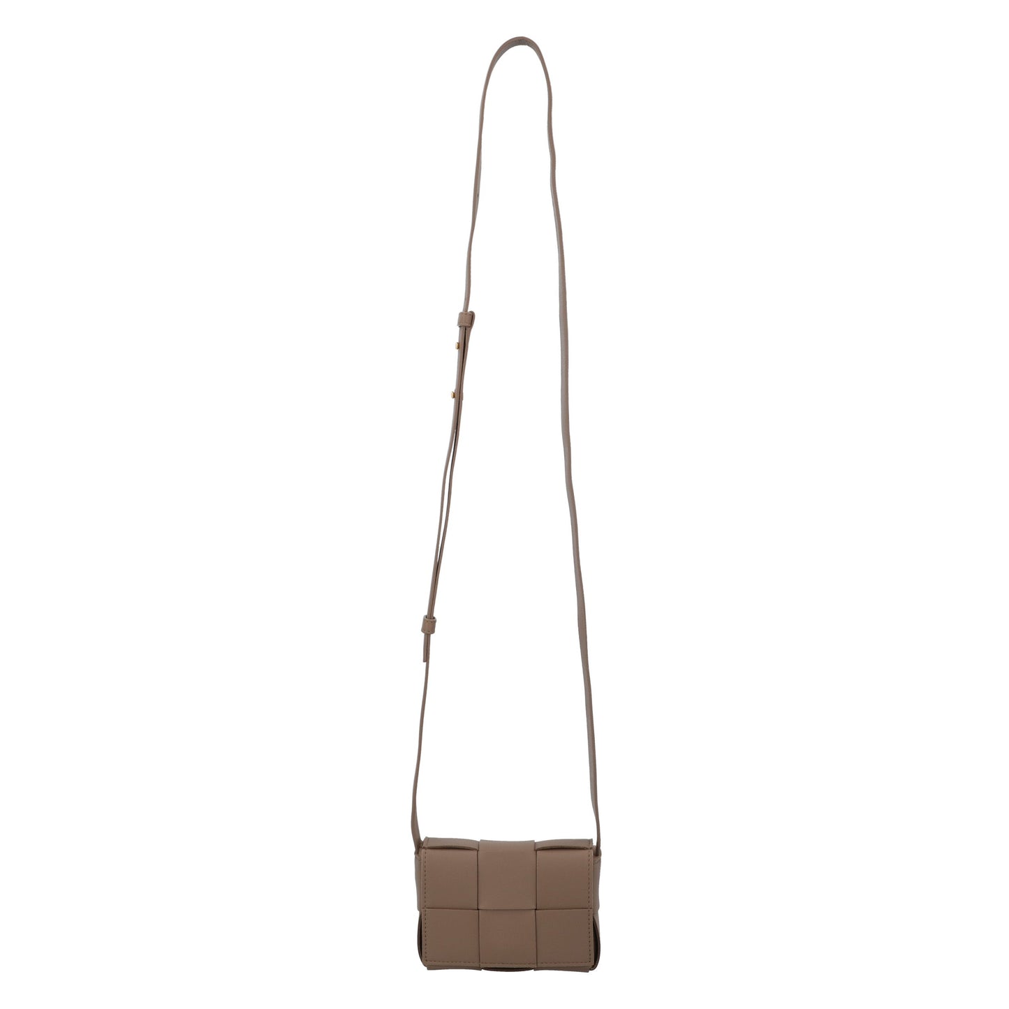 Luxury Bottega Veneta Taupe Cassette Candy cross-body bag