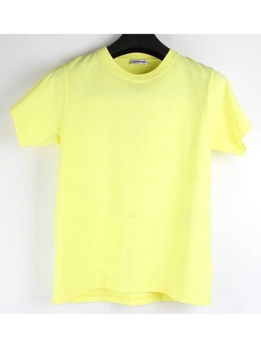 Luxury Balenciaga Back logo neon short sleeve t shirt M