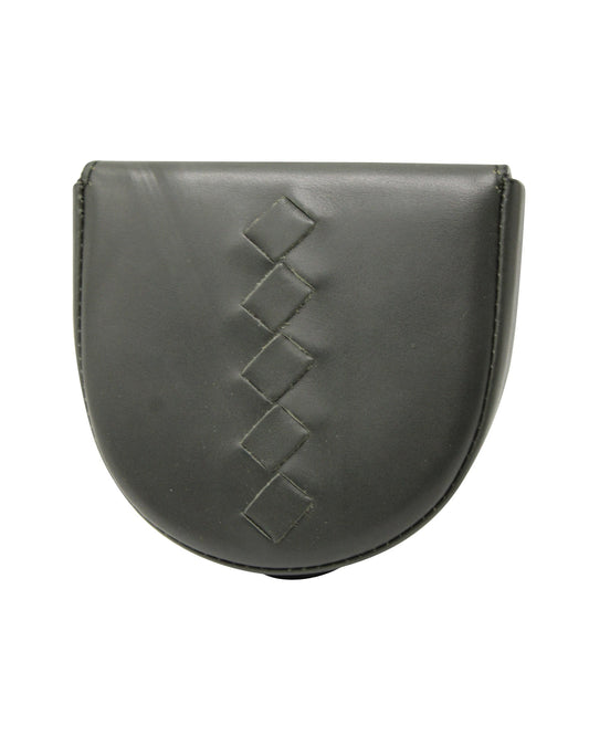Luxury Bottega Veneta Coin Purse in Khaki Leather