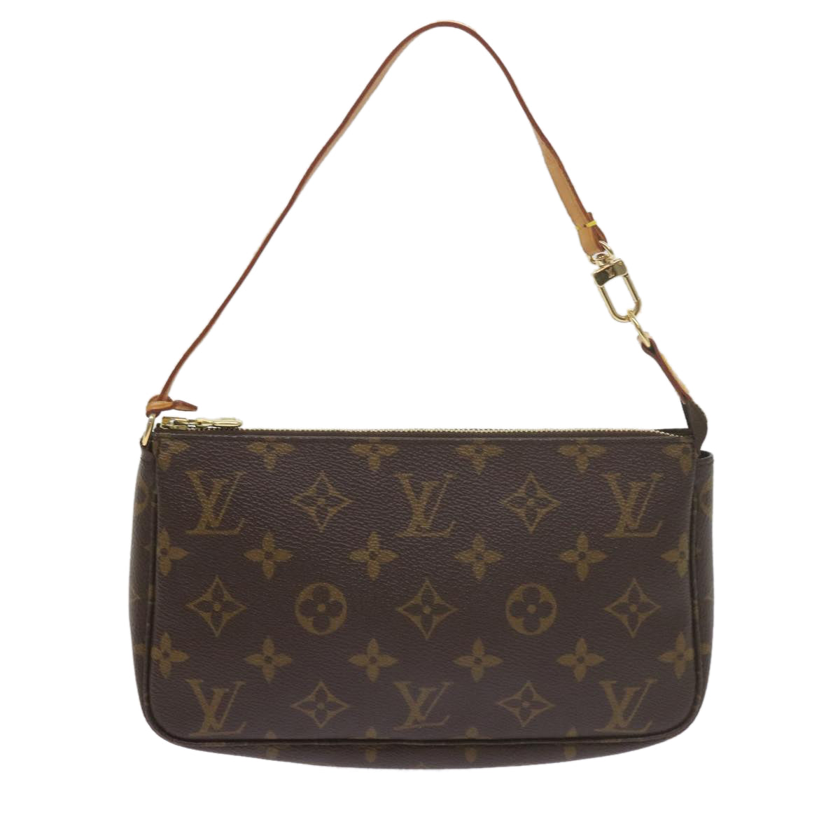 Louis Vuitton Pochette Accessoire  Canvas Clutch Bag ()