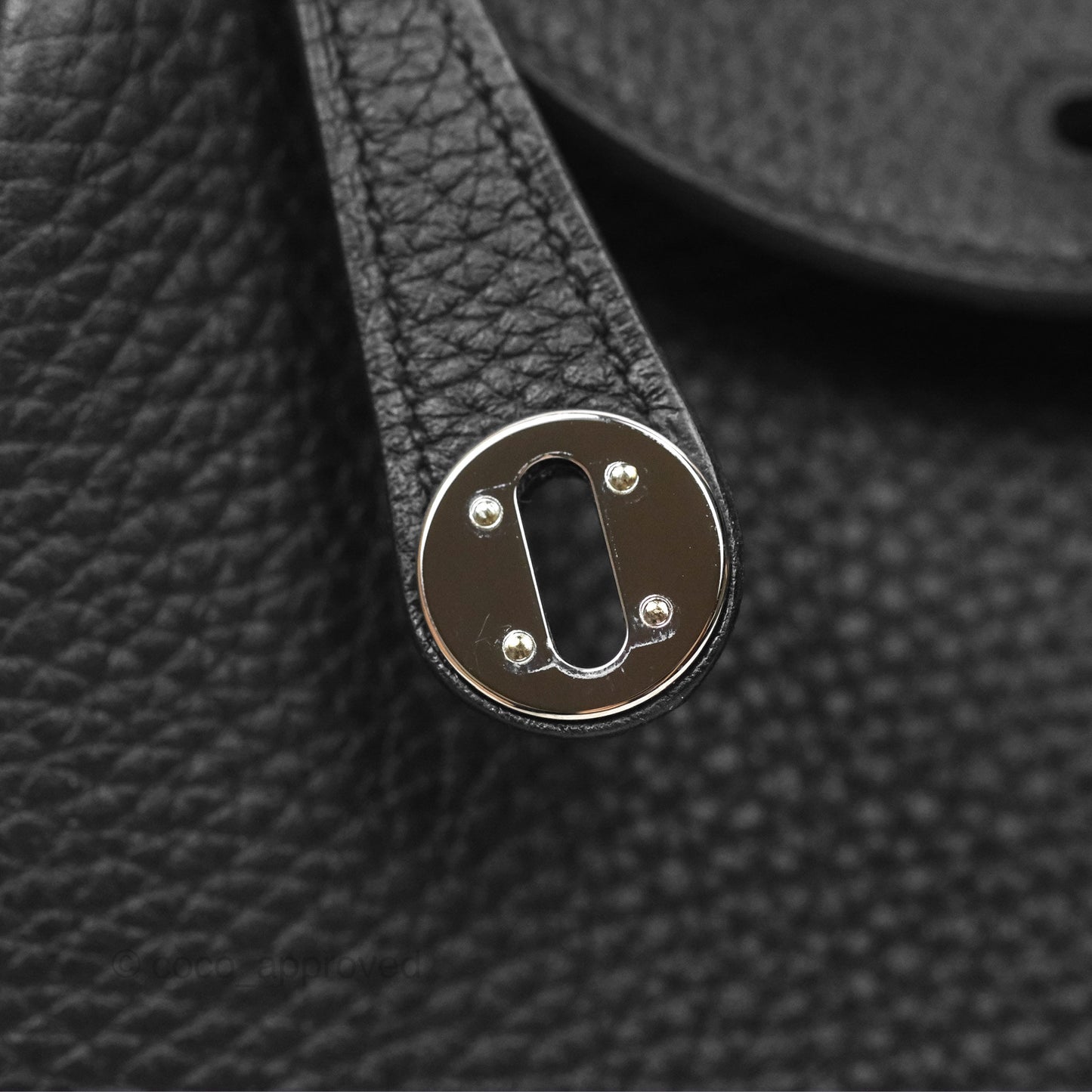 Hermès Mini Lindy 20 Noir 89 Clemence Palladium Hardware