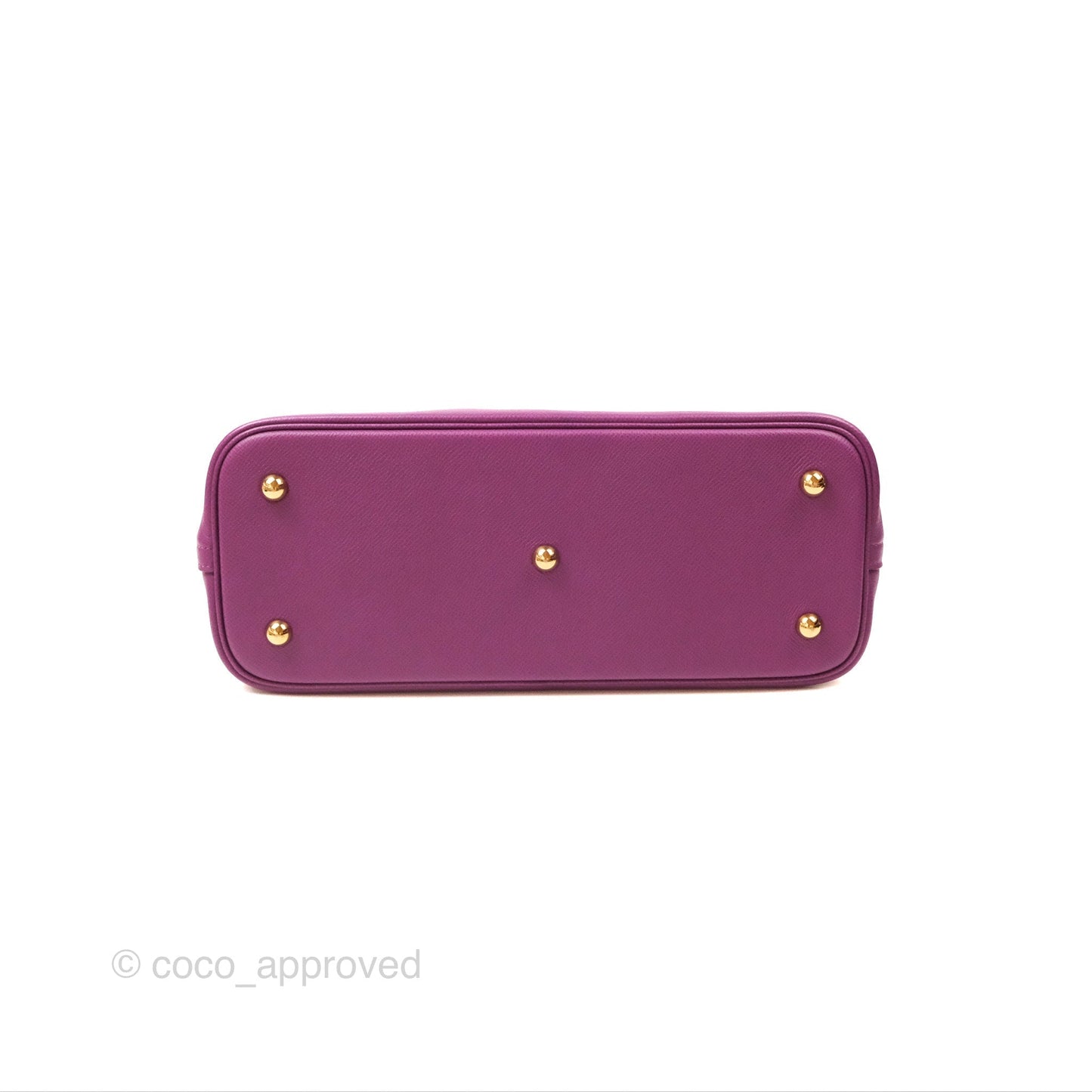 Hermès Bolide 1923 31 Purple Epsom Palladium Hardware