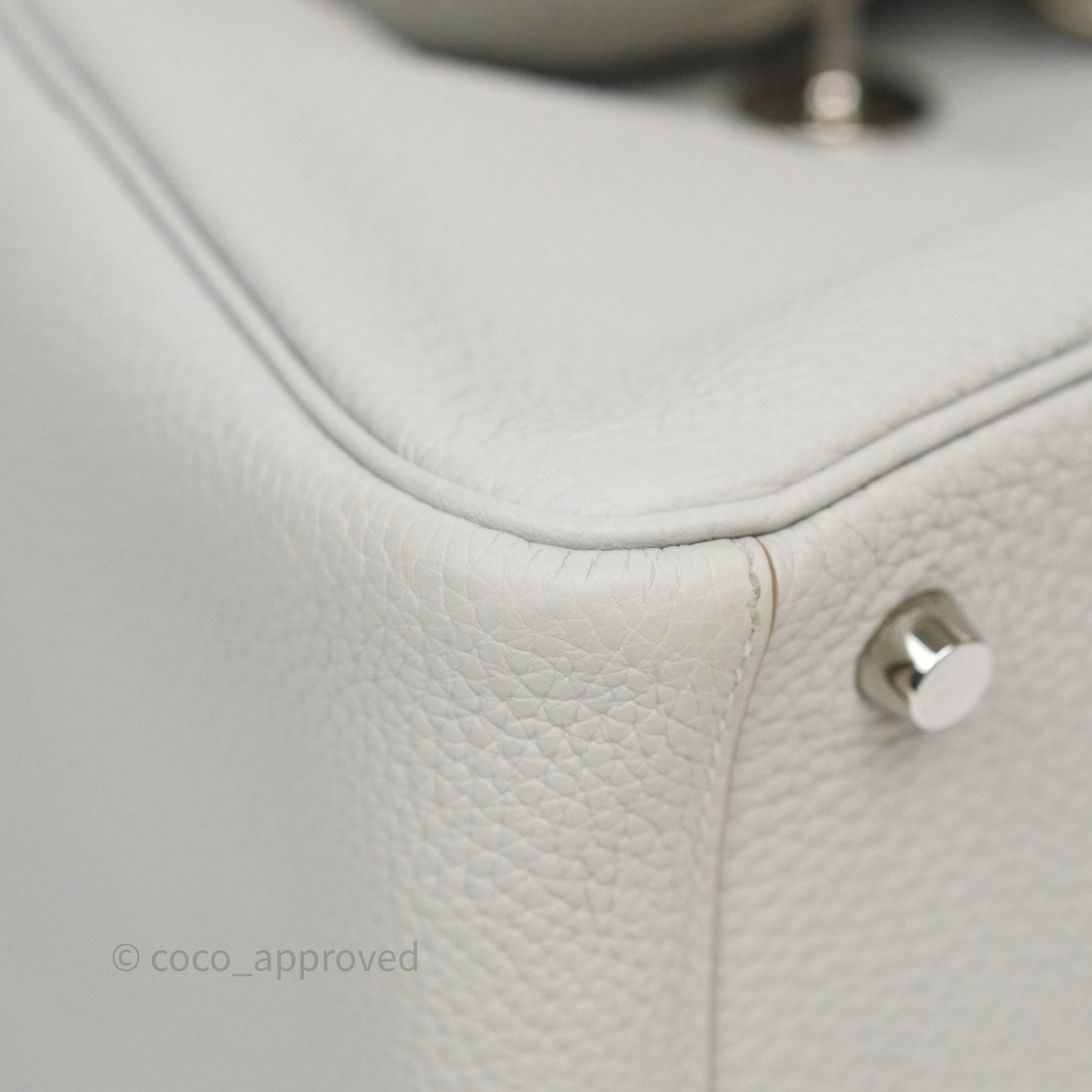 Hermès Lindy 26 Gris Perle 80 Clemence Palladium Hardware