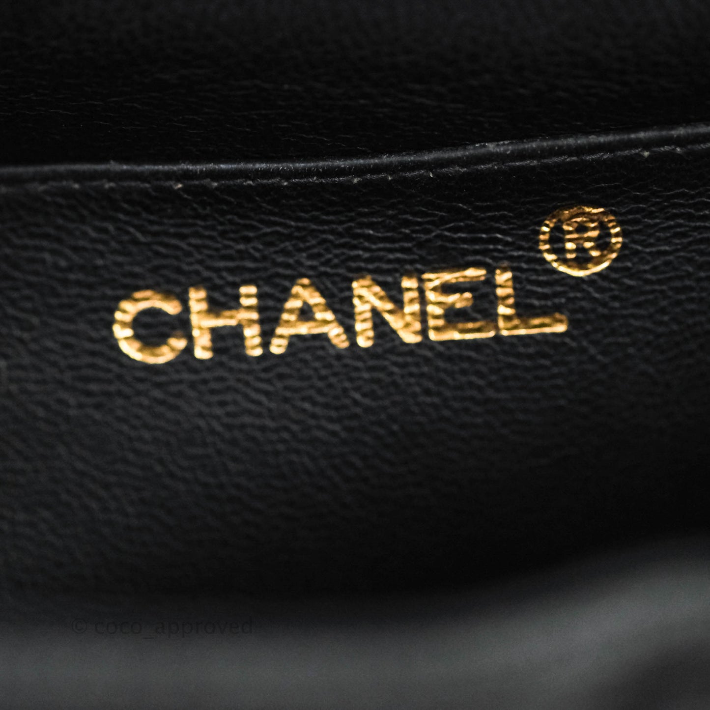 Chanel Vintage Chevron Maxi Classic Flap Black Caviar 24K Gold Hardware