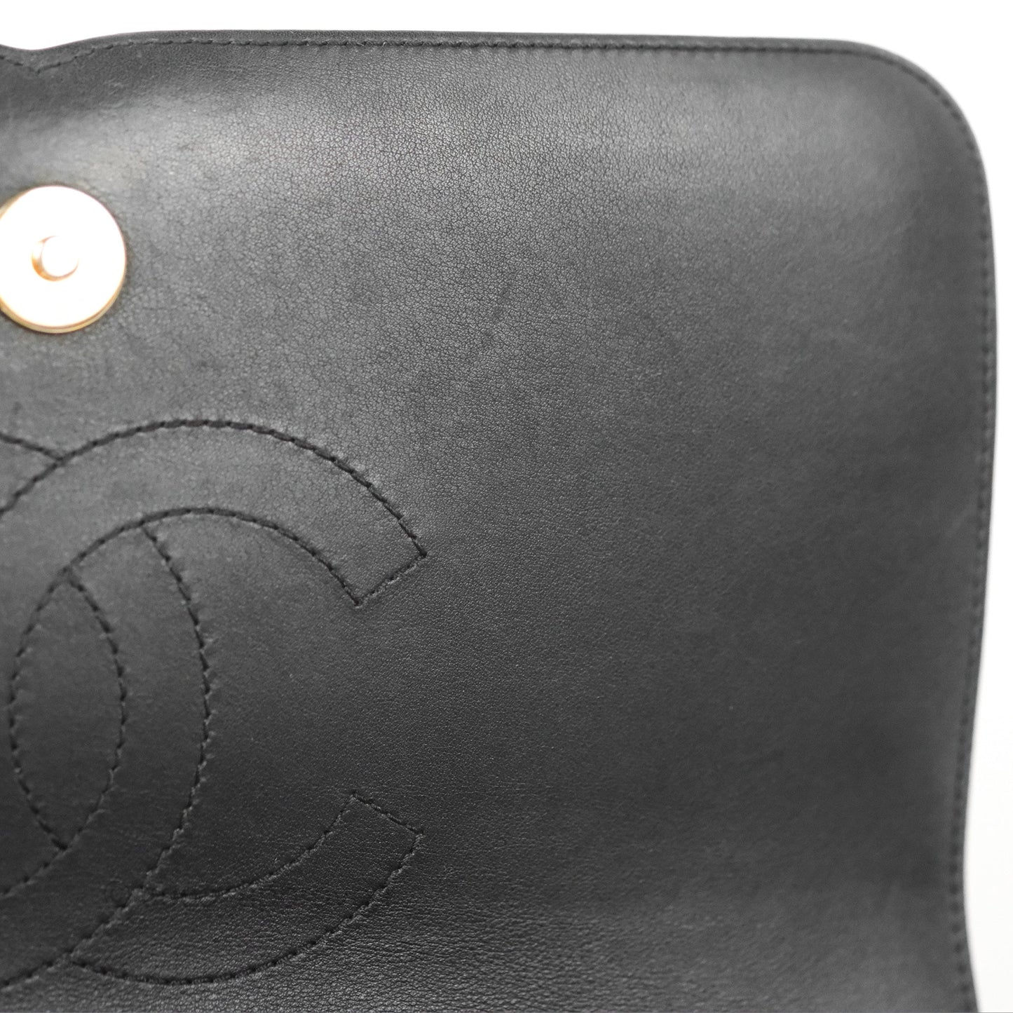 Chanel Quilted Medium CC Filigree Flap Black Caviar