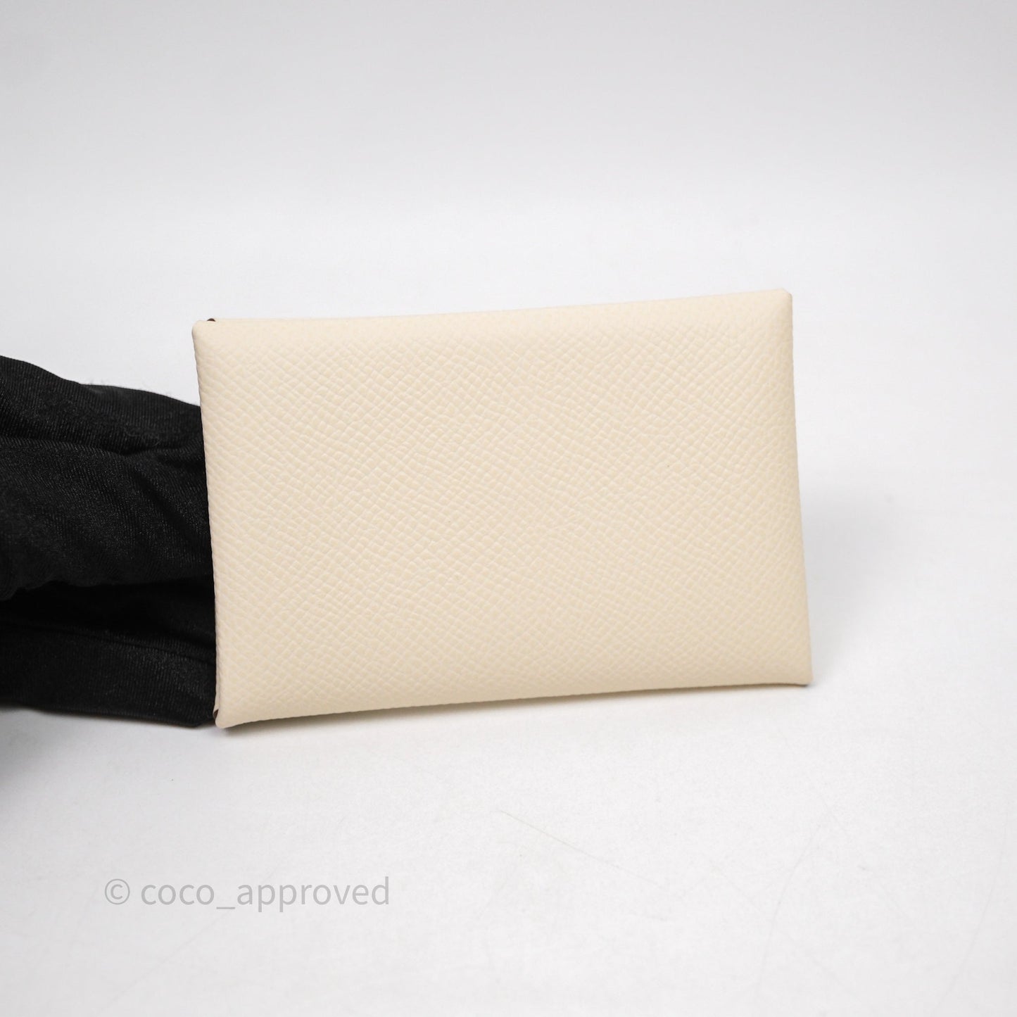 Hermès Calvi Card Holder Beton