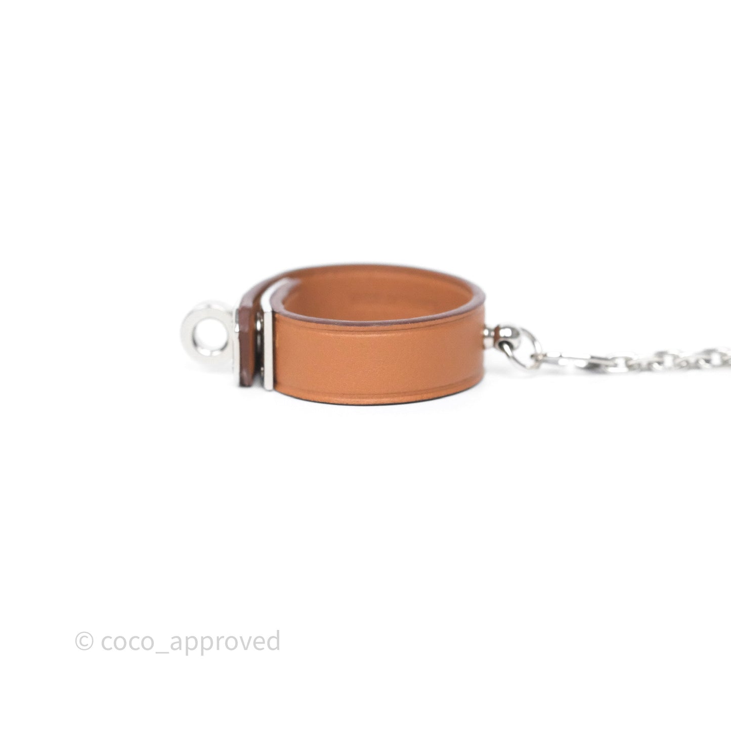 Hermès Kelly Glove Clip Gold Swift Palladium Hardware