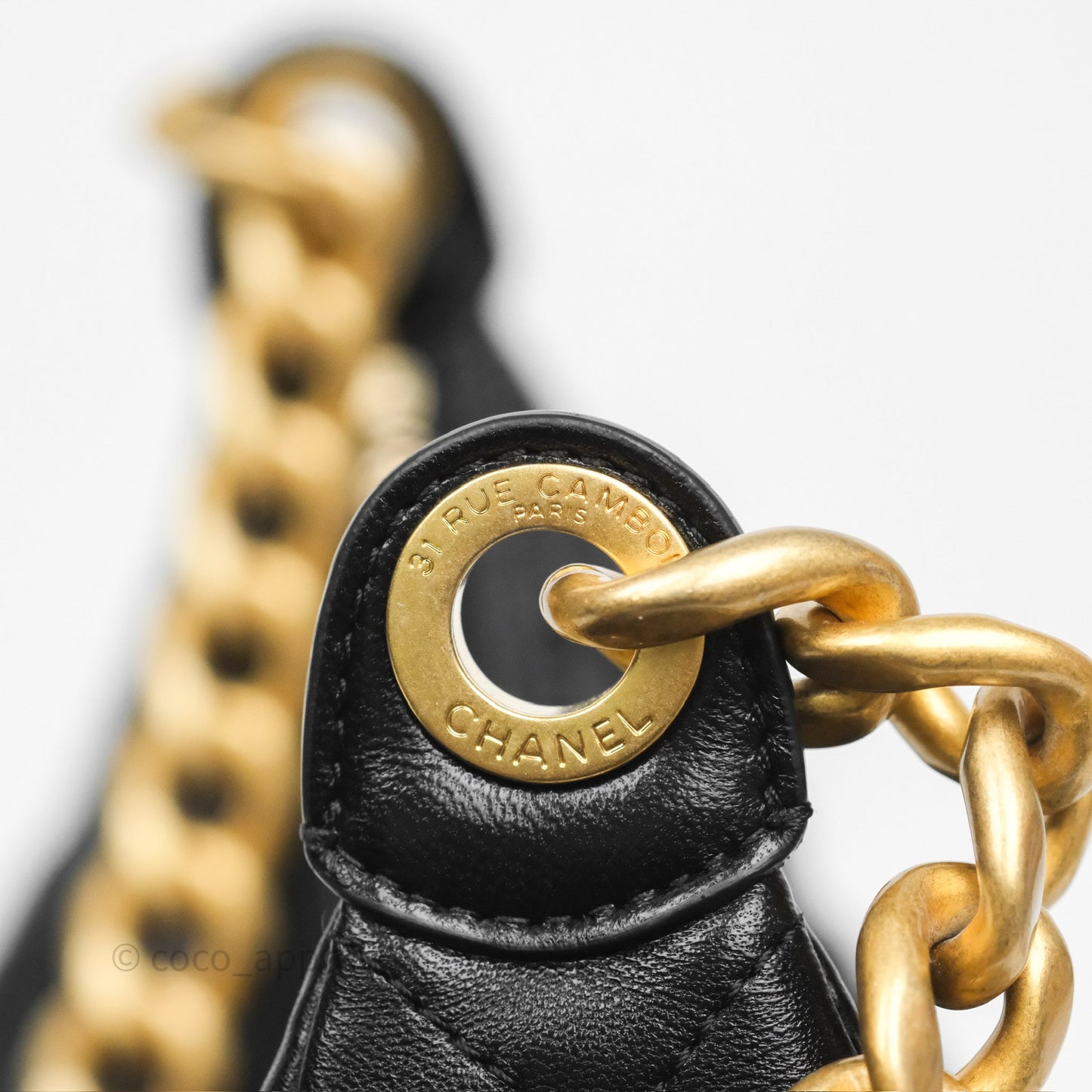 Chanel Quilted Large Trendy Double Pocket Hobo Black Lambskin Gold Hardware