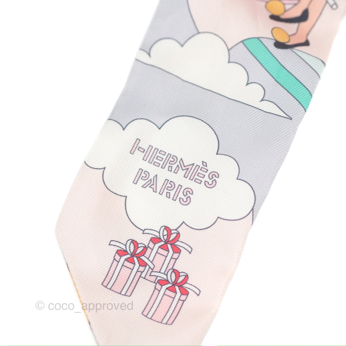 Hermes Carres Volants Silk Twilly