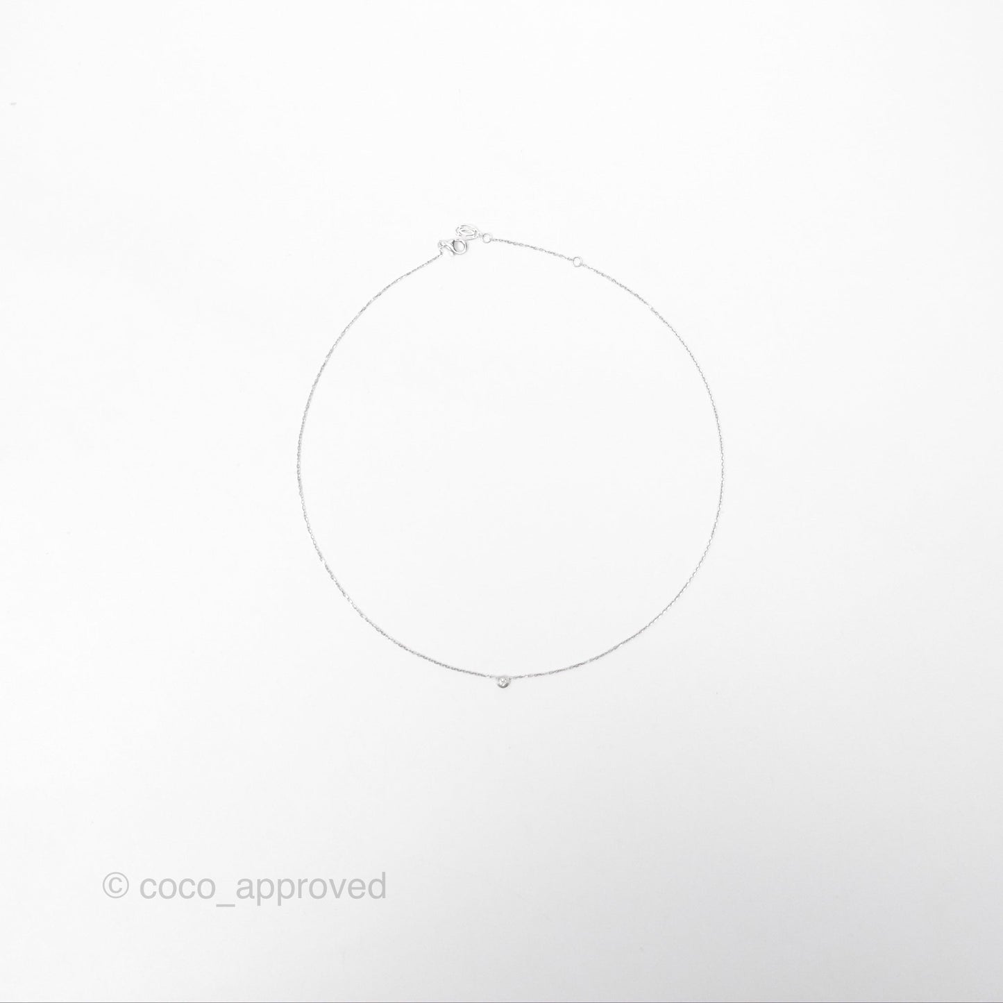 Cartier d'Amour Necklace XS Diamond 18K White Gold