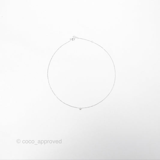 Cartier d'Amour Necklace XS Diamond 18K White Gold