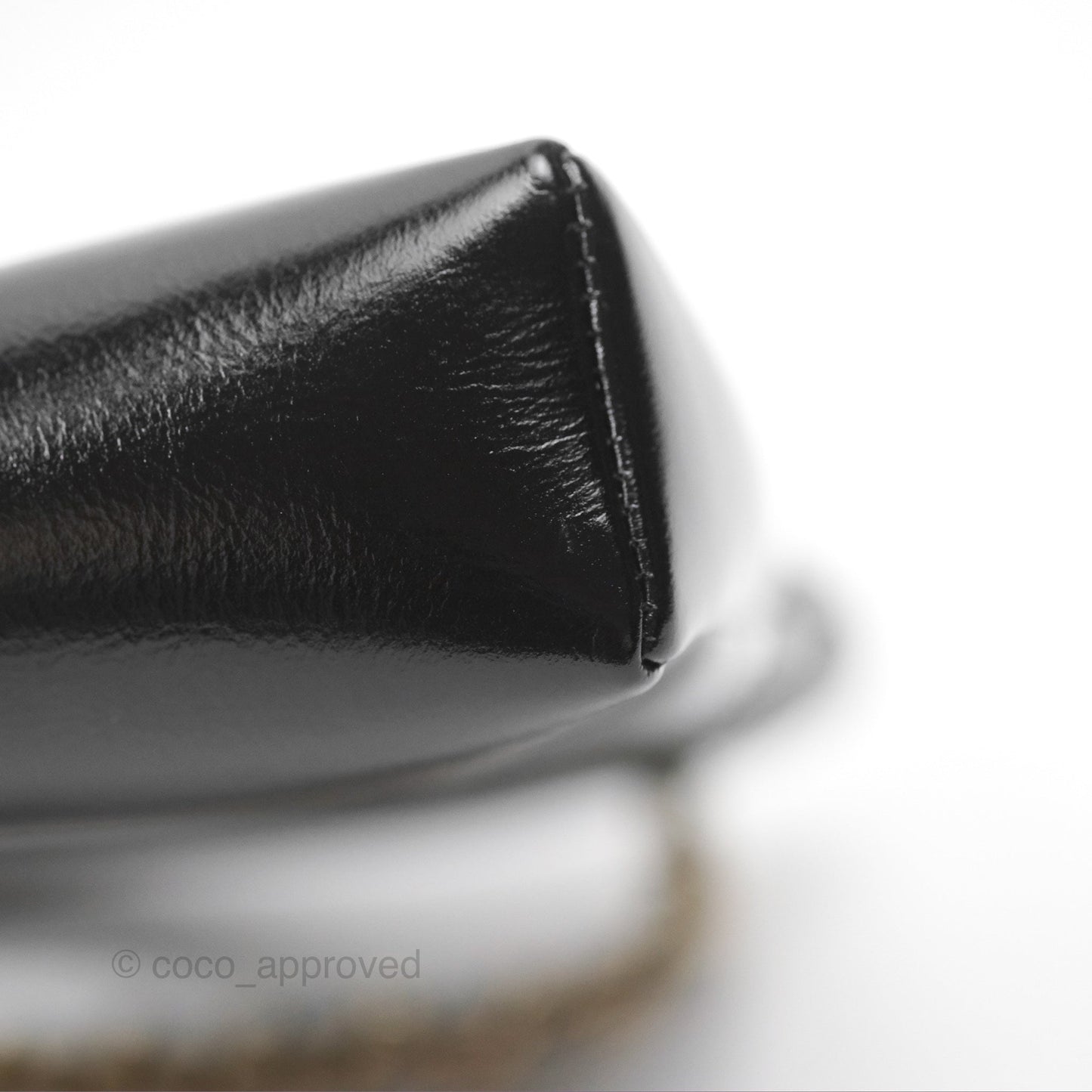 Chanel Nano 31 Black Shiny Calfskin Gold Hardware