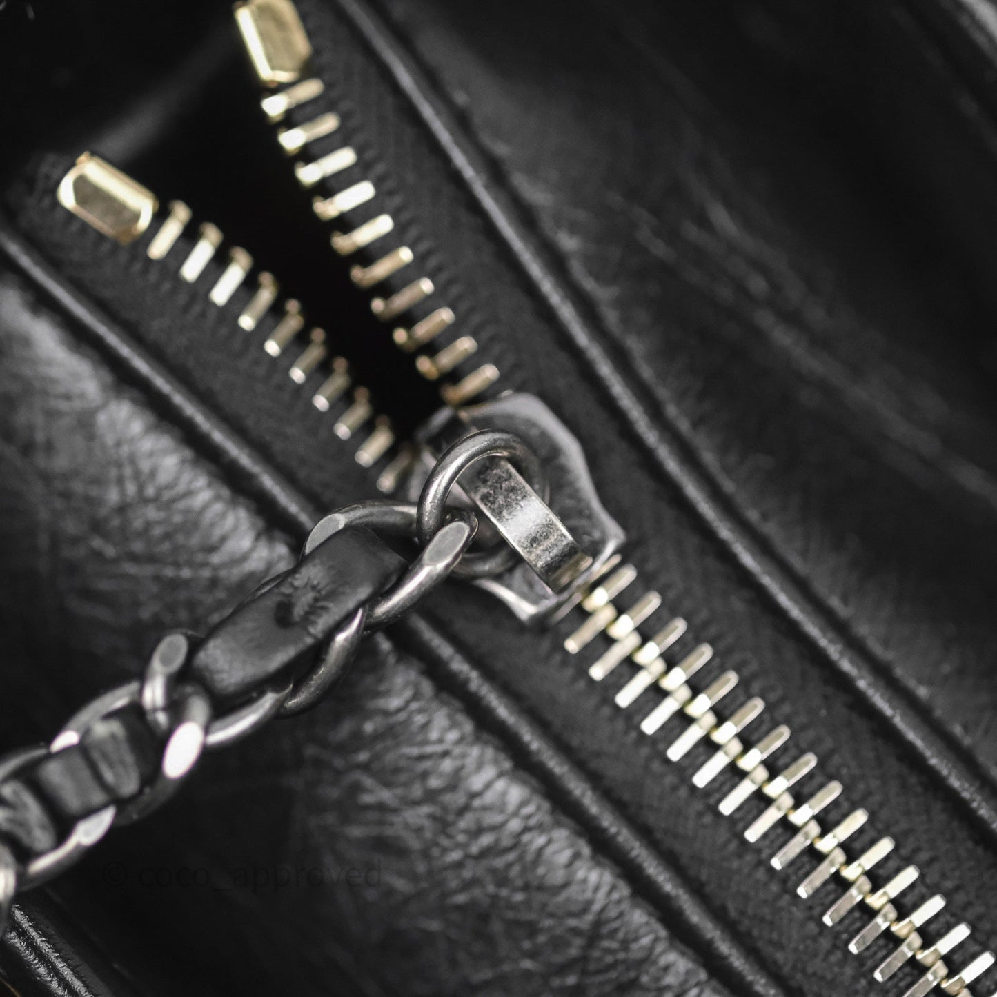 Chanel New Medium Gabrielle Hobo Quilted Black Aged Calfskin