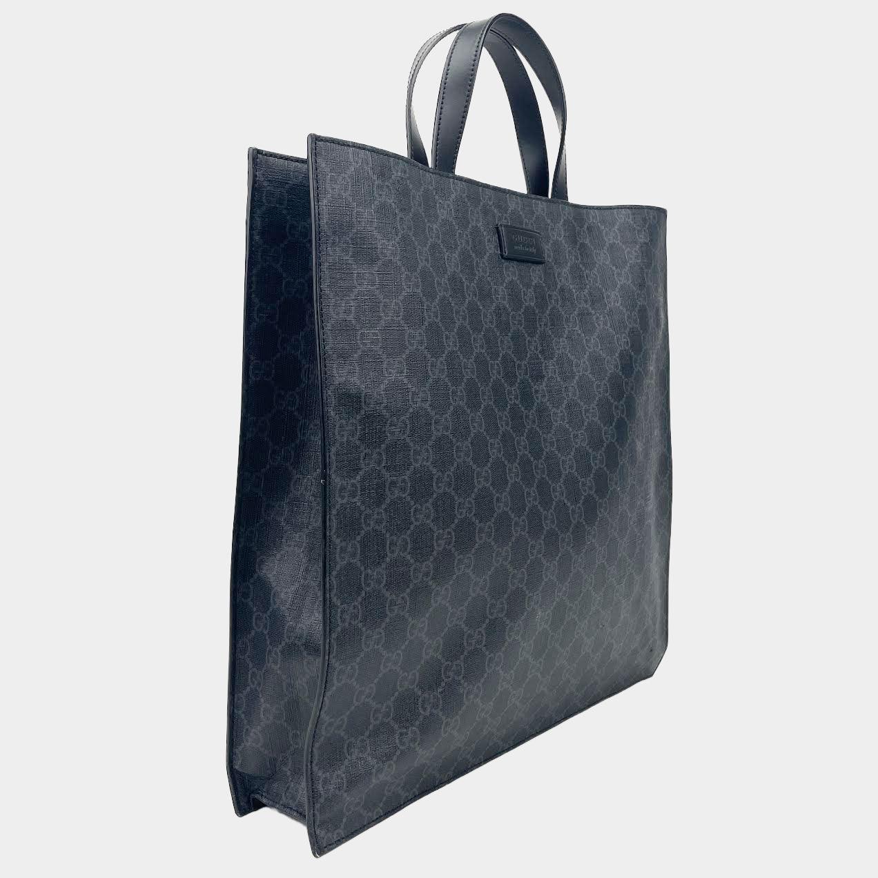 Luxury Gucci GG Canvas Blk Messenger - OUTLET ITEM FINAL SALE