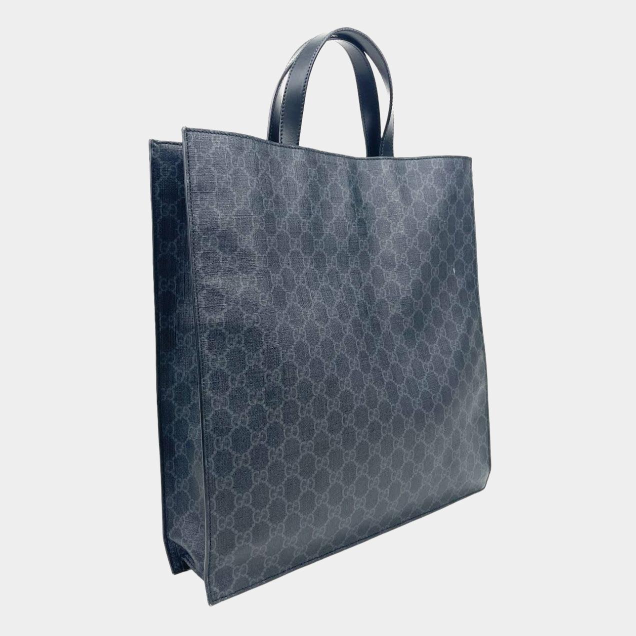 Luxury Gucci GG Canvas Blk Messenger - OUTLET ITEM FINAL SALE