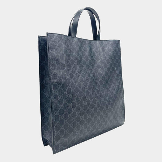 Luxury Gucci GG Canvas Blk Messenger - OUTLET ITEM FINAL SALE