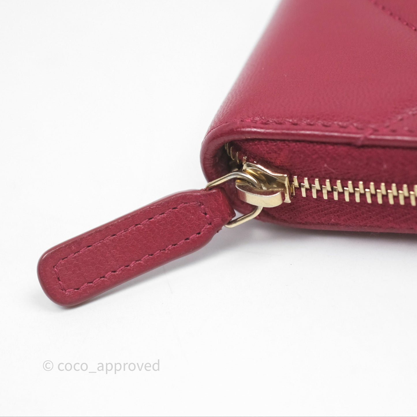 Chanel 19 Zip Card Holder Pink Lambskin Gold Hardware