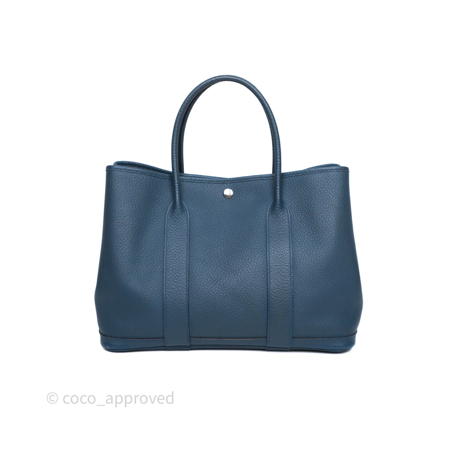 Hermès Garden Party 36 Bleu Palladium Hardware