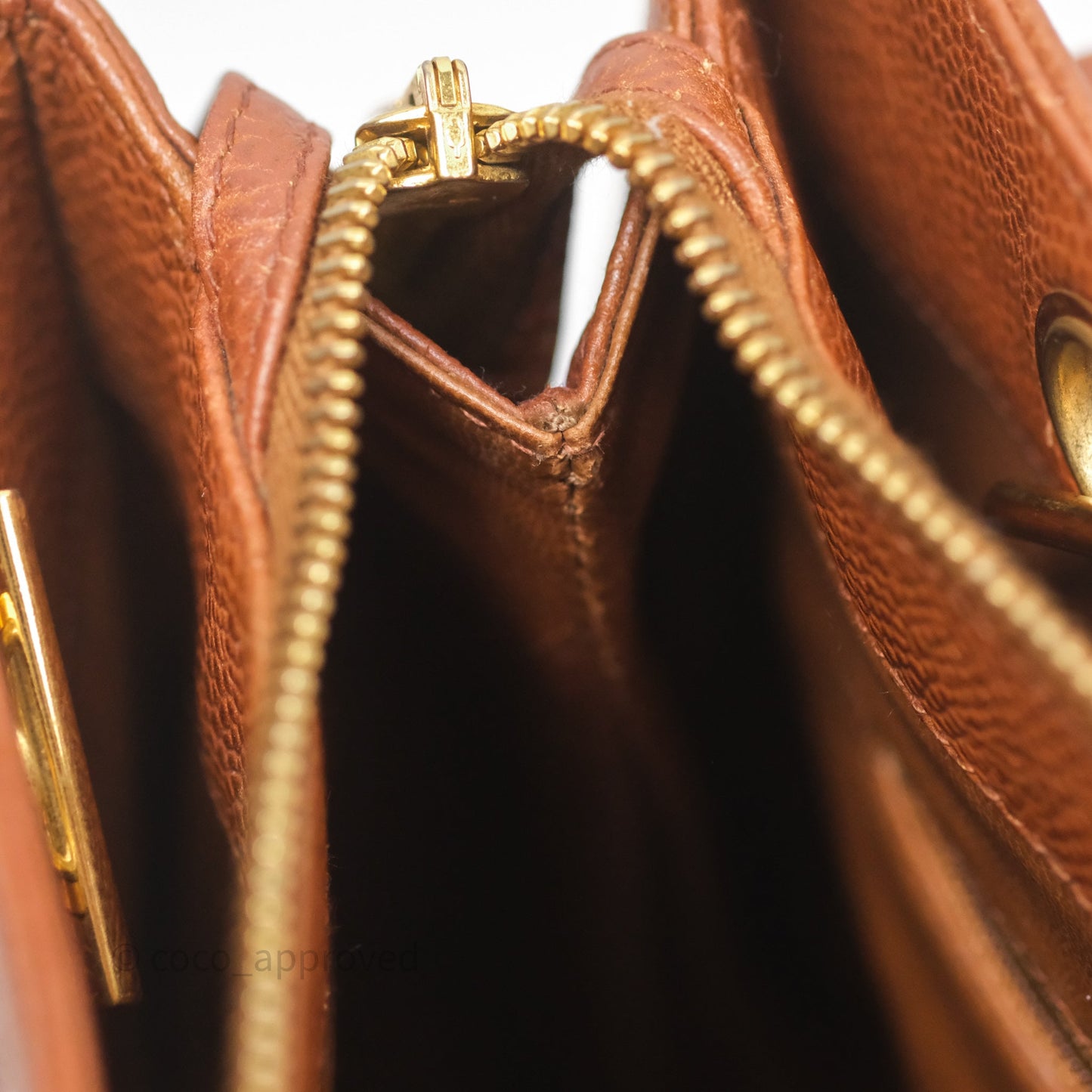 Chanel Vintage Tote Caramel Caviar 24K Gold Hardware