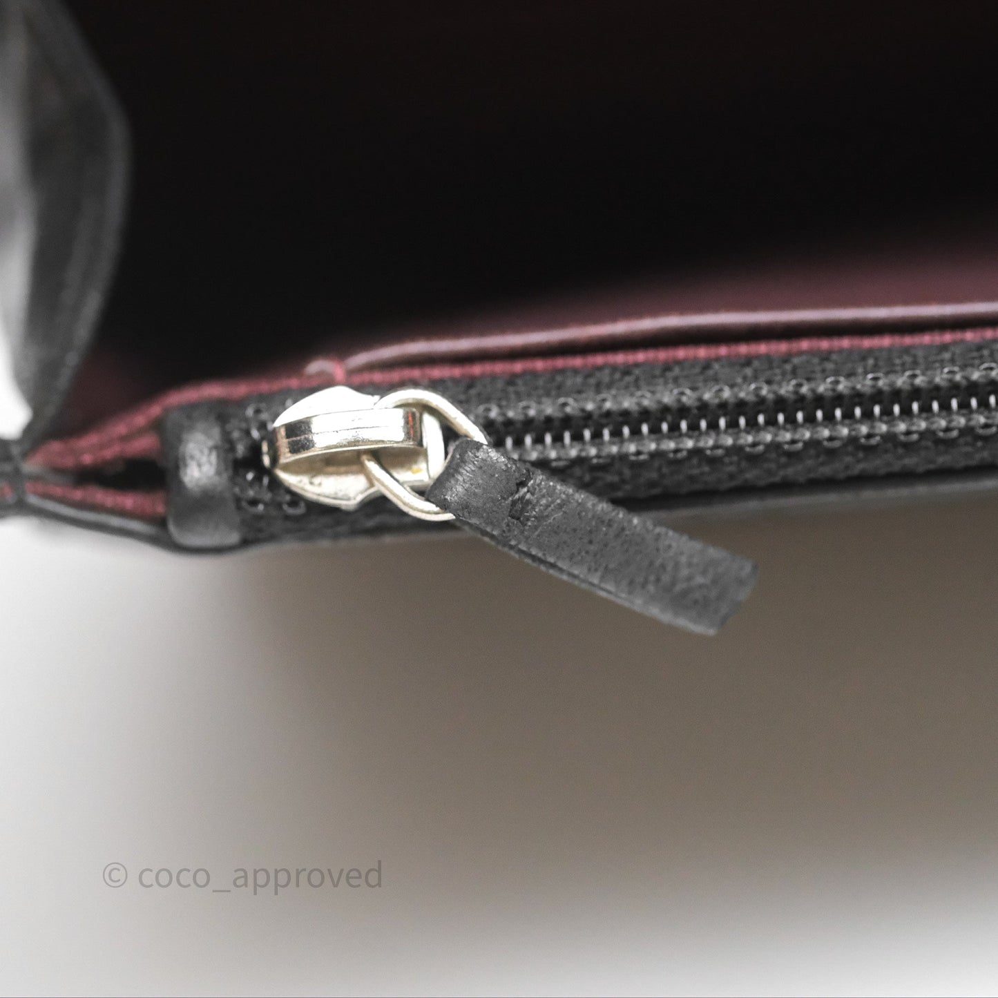Chanel Quilted WOC Black Lambskin Silver Hardware