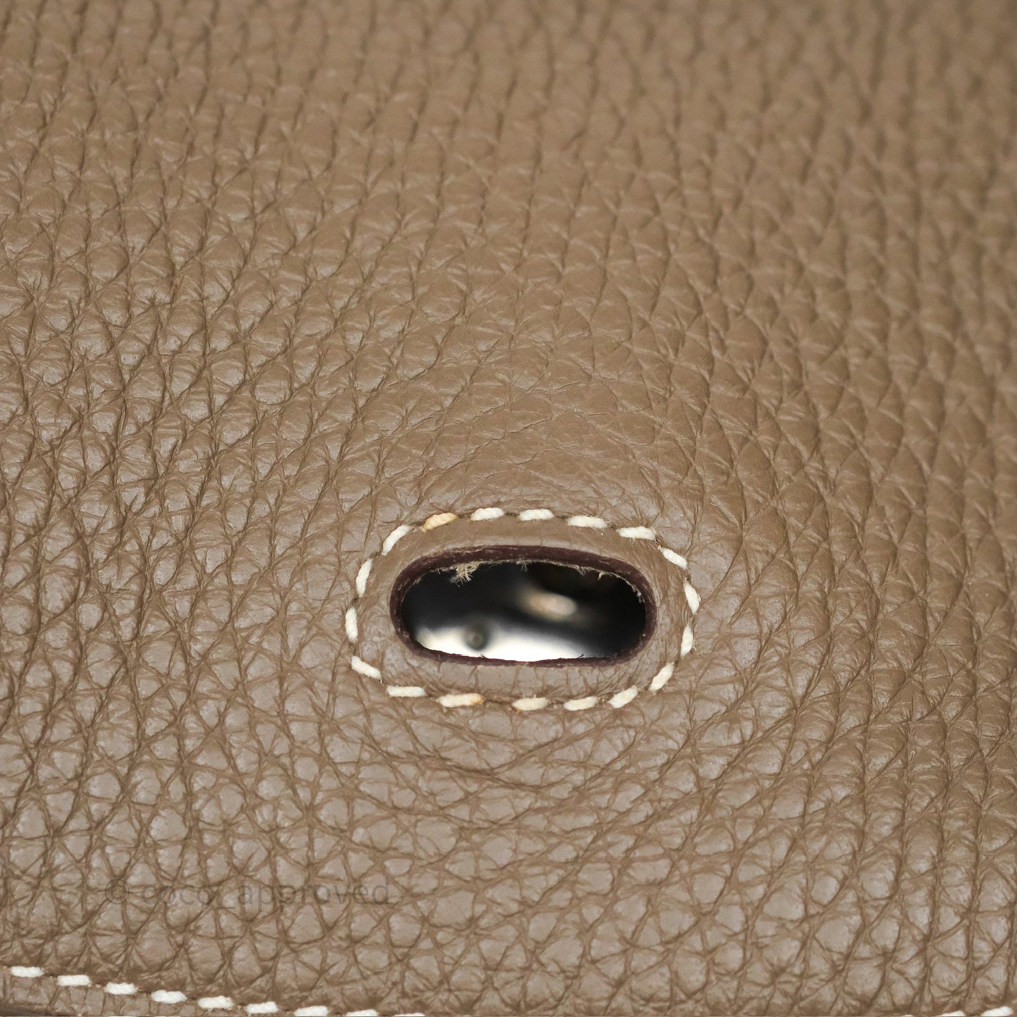 Hermès Lindy 30 Etoupe 18 Clemence Palladium Hardware