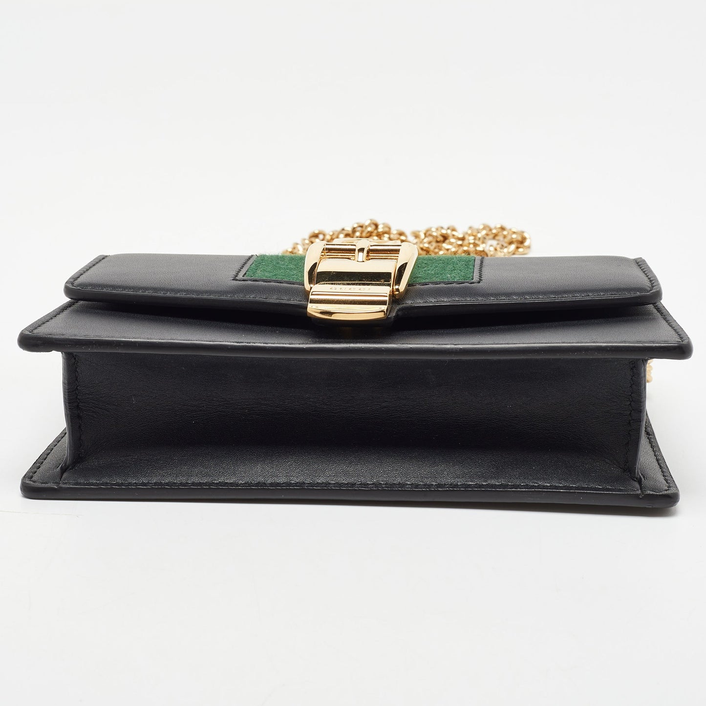Luxury Gucci Trending 2025  Leather Super Mini Sylvie Wallet On Chain